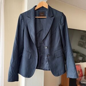The Limited Black Blazer Jacket Tailored Button Front Size 4
